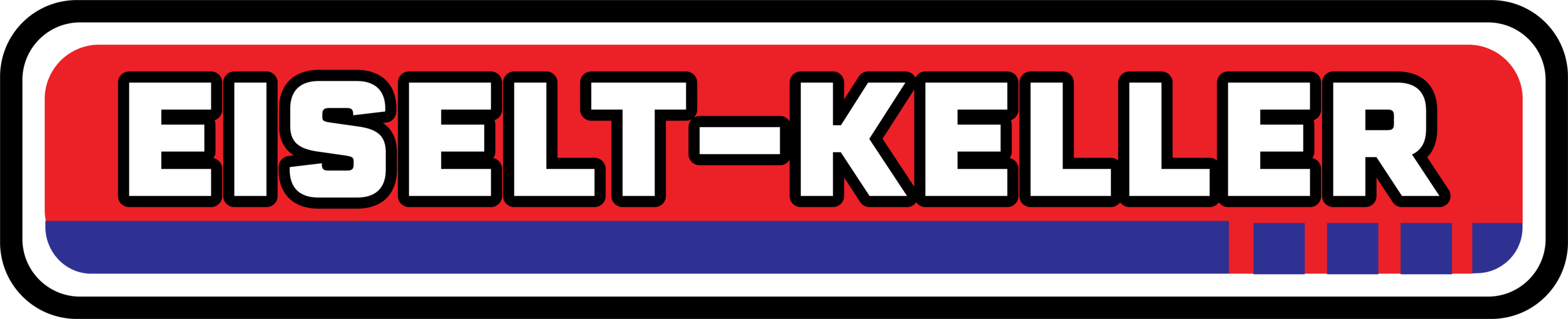 Red and blue Eiselt-Keller Logo